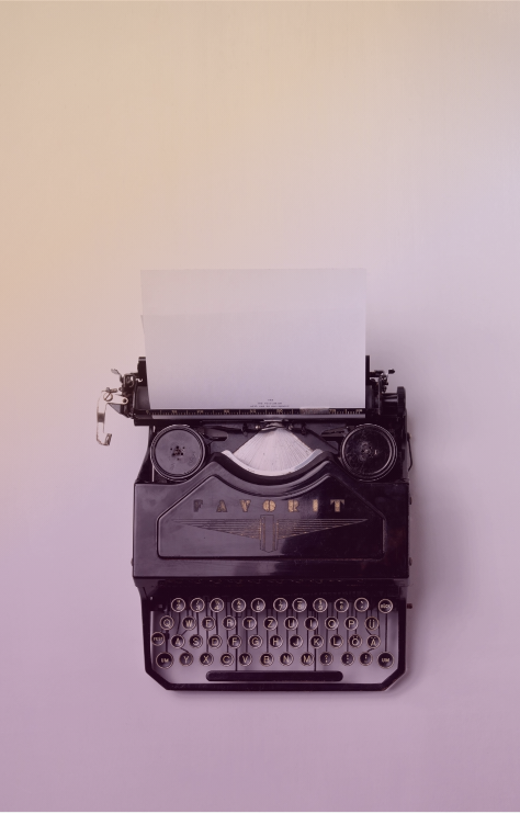 Solution No. 10 | Old typewriter